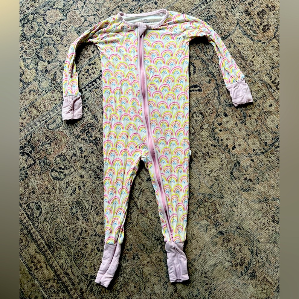 Little Sleepies Rainbow Zippies 12-18M